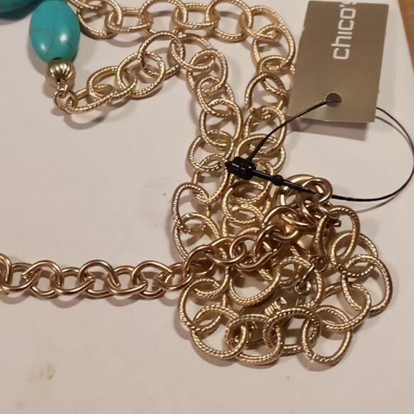 Chicos turquoise necklace - Picture 3 of 5